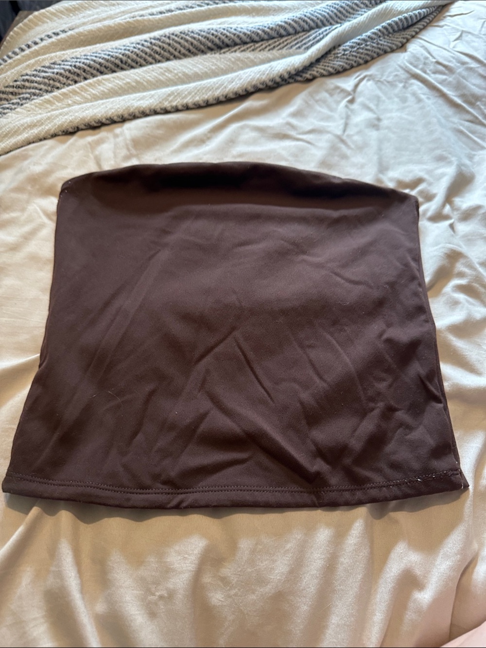 Garage Chocolate Brown Mini Tube Skirt